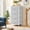 Light gray, variant on Beddle Dresser with 4 Fabric Drawers for Bedroom, Wide Storage Chest with Drawer Organizer for Closet or Living Room, Pink