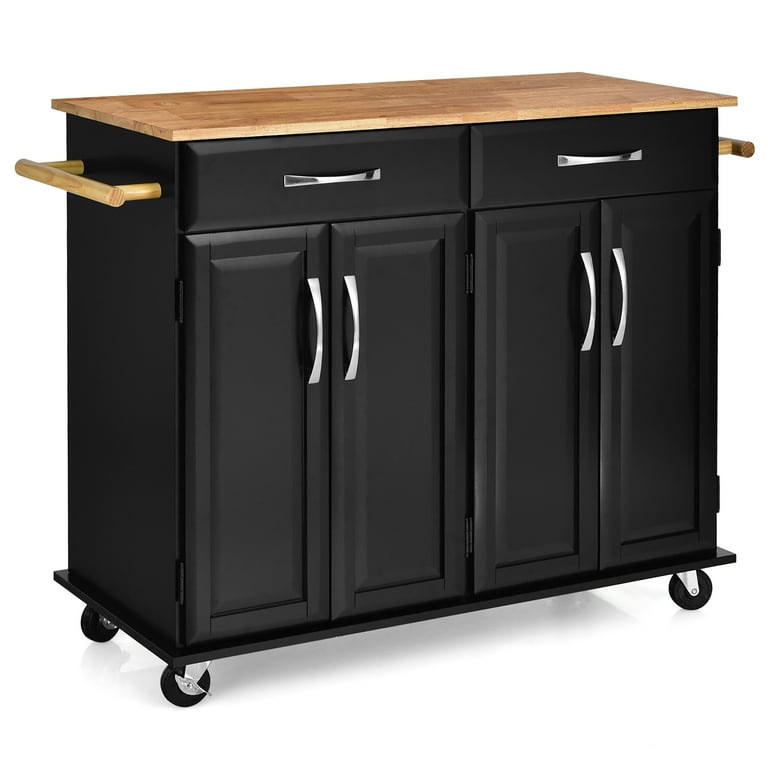Rolling buffet deals cabinet