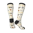 thumbnail image 5 of Lsque Funny Chicken Printed Crew Socks Men's Women's LightWeight Thin Casual Calf Socks ,Knee High Socks,Cotton Socks, 5 of 9