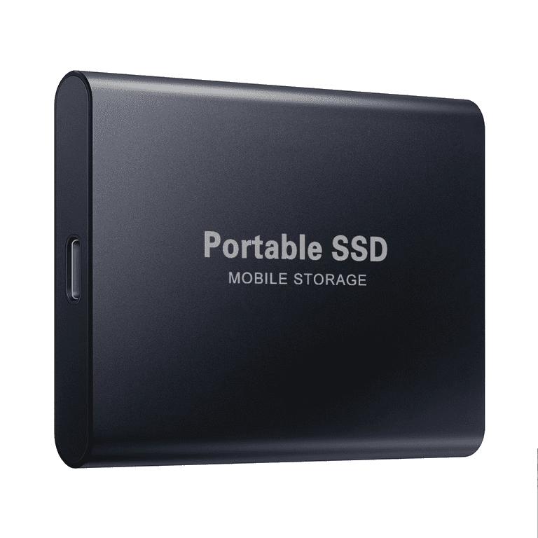 I virkeligheden større Dæmon X Xhtang External SSD Drive,High Speed 16TB USB 3.1 Portable External Solid  State Drives External Hard Drive SSD TYPE-C Mobile SSD for Laptop PC Mac  Shockproof Easy to Carry Mobile Hard Drive -