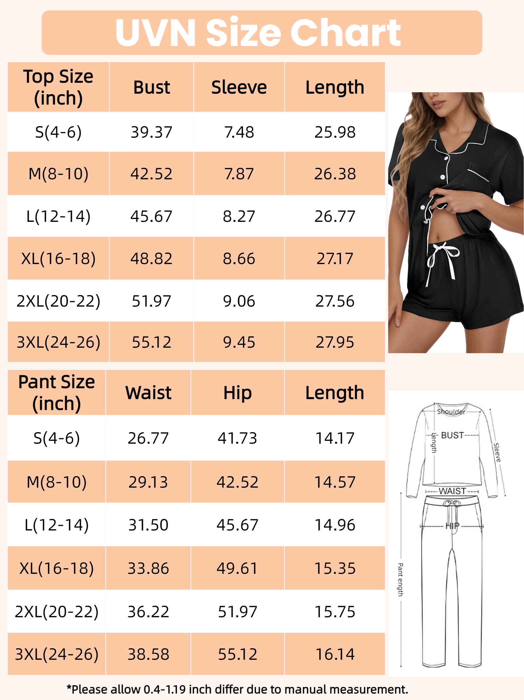 UVN Women's Button-Down Pajama Set with Shorts photo 2