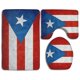 thumbnail image 1 of ABPHQTO Bandera de puerto rico Juego de alfombras de baño de 3 piezas Alfombra de baño Alfombra de contorno y tapa de inodoro, 1 of 2