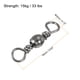 thumbnail image 2 of Giratorio de Carrete de Pesca, 30 Piezas 33lb Accesorios de Terminal de Acero al Carbono, Negro, 2 of 6