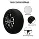 thumbnail image 2 of Balery Neon Desert Moon Cubiertas para Neumáticos - Protector Resistente para Neumáticos de Camioneta, SUV, Remolque, Camper y RV-16 inch, 2 of 6