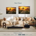 thumbnail image 4 of Elephant Stock Farmland Path Wall Art - Horizontal Canvas Wall Art - Living Room Wall Decor - Nature Canvas - Brown And Orange Decor - 39" x 26", 4 of 8