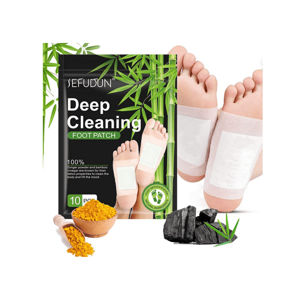 Cleaning Detox Foot Patches, (10 Pads) Pain Free Foot Pads for Stress  Relief Sleep, Remove Toxins