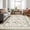 Boho Pink Floral, variant on Washable Area Rug for Living Room, Curtilage 4'x6' Non-Slip Boho Pink Floral Print Indoor Rug, Low Pile Stain Resistant Carpet for Entryway, Nursery