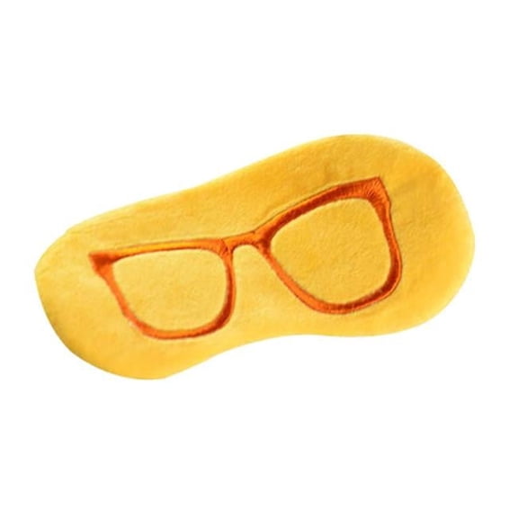 Panda Superstore PS-BEA11061971-ALAN00849 2 Of Soft Eyeshade Sleep Eye Mask - Yellow