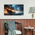thumbnail image 3 of Christian Wall Art Jesus God Canvas Art The Storms 3 Painting For Livingroom Decor Office Bedroom Decoration, 3 of 7