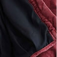 thumbnail image 6 of Womens Short Puffer Jacket Lightweight Long Sleeve Down Coat Warm Cropped Oversized Jacket Solid Color Quilted Outerwear (Red L), 6 of 6