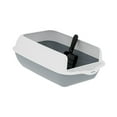 thumbnail image 4 of Caja de arena para gatos Suministros semi encerrados con litera suministros para mascotas Bandeja para mascotas Caja de arena de gato para viajes al, 4 of 8