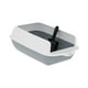 thumbnail image 4 of Caja de arena para gatos Suministros semi encerrados con litera suministros para mascotas Bandeja para mascotas Caja de arena de gato para viajes al, 4 of 8