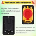 thumbnail image 4 of Electromagnetic Switch Magnetic Button Switch KJD12 16A 250V Power Tools Undervoltage and Overload Protection Switch S20241227..., 4 of 5