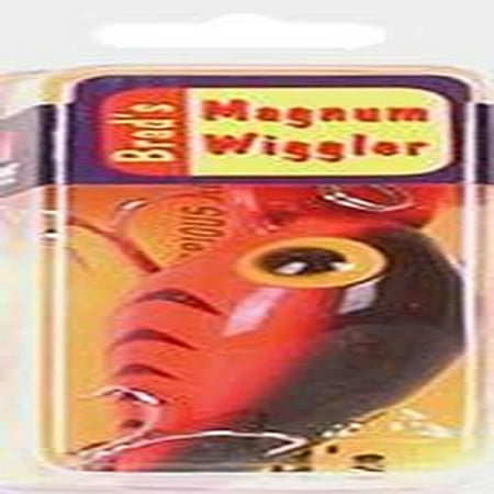 Brad s Mag Wigglers Crank Bait UV Fluorescent Red/Black Herringbone