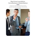 thumbnail image 3 of Traductor De Idiomas Portátil, Dispositivo De Traducción De Fotos De Voz WiFi Con Pantalla Táctil Intérprete Bidireccional En Tiempo Real Para Aprender Negocios Y Viajes, 3 of 8