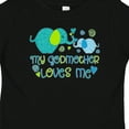 thumbnail image 4 of Inktastic My Godmother Loves Me Cute Elephants Boys or Girls Baby T-Shirt, 4 of 5