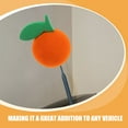 thumbnail image 3 of UPOUART 2Pcs Car Antenna Decoration Orange Eva Material Sturdy Scratch Resistant Auto Exterior Decor, 3 of 6