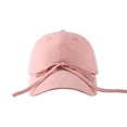 thumbnail image 2 of VLOOCKLW Women's Bow Baseball Cap Summer Soft Top Design Casual Versatile Sun Hat Lightweight Breathable Adjustable Fit for Outdoor Daily Travel Small Face Effect, 2 of 5