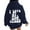 Navy, variant on TINZ "Women's Valentine's Day Couples Letter Printed Hoodie With Pockets Cozy And Trendy Sweatshirt" Full Zip Hoodie Womens Hooded Sweat Shirt Womens Long Hoodie Tunic