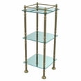 thumbnail image 7 of Three Tier Etagere with 14 Inch x 14 Inch Shelves - Antique Bronze, 7 of 7