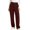 06-Wine, variant on Diufon Corduroy Pants Women Elastic High Waist Straight Leg Pant Baggy Fall Winter Warm Trousers with Pockets