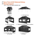 thumbnail image 5 of Instahibit Tents for Parties 10X20 Pop Up Canopy with Sidewalls Heavy Duty Wedding Tent for Backyard, 5 of 11