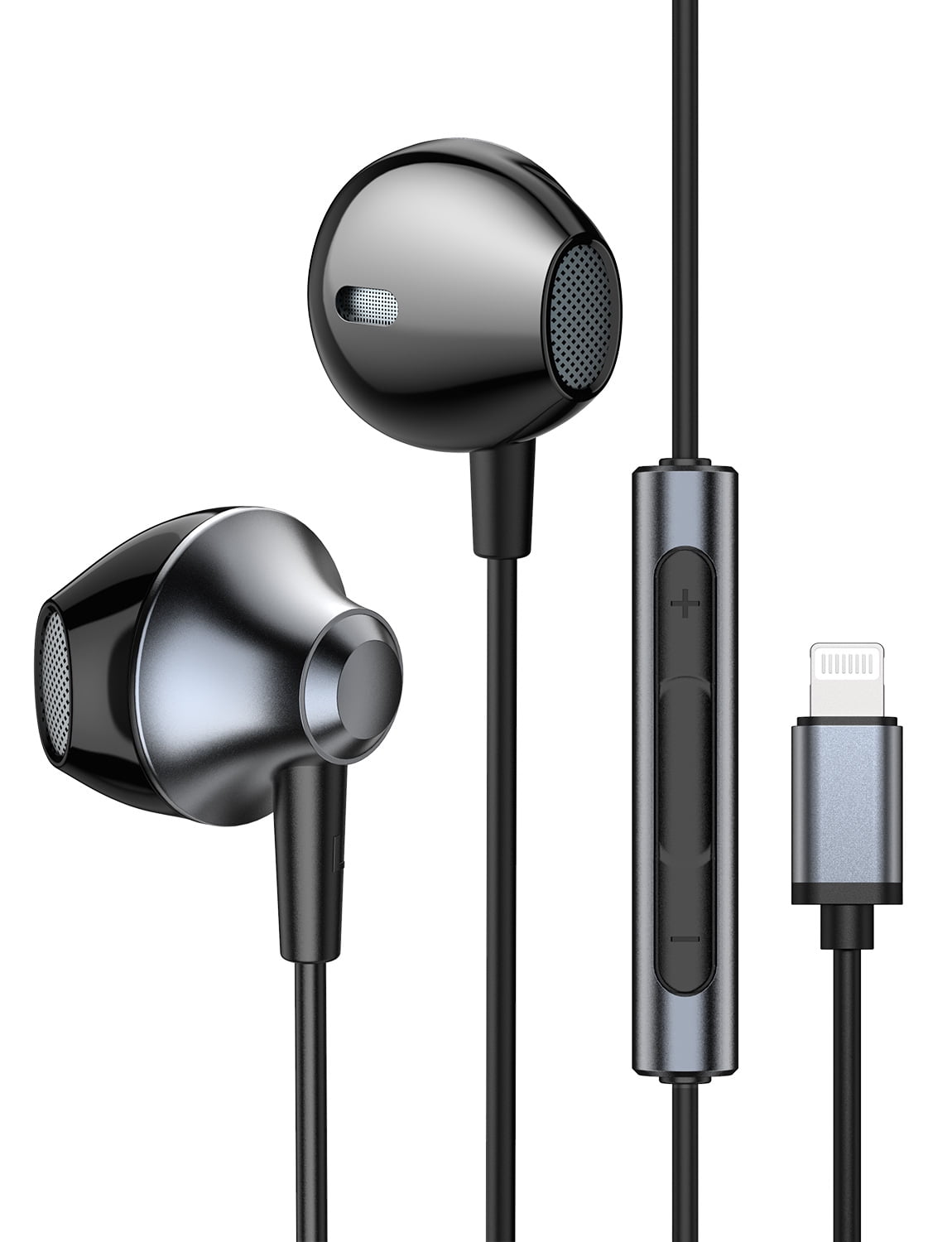 【2Pack】Earphones for iPhone In-Ear Headphones 3.5mm Microphone & Call & Volume Control Headphone/Earbuds/Headset Plug And Play for iPhone 6s/plus/6/5s/se/5c/Samsung/MP3/Android/PC Projection Screens