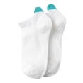 thumbnail image 2 of HEVIRGO 1 Pair Non-slip Elastic Low-tube Ankle Socks Cute Heart Stitching Girl Short Socks, 2 of 8
