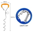 thumbnail image 3 of Petbobi Dog Stake and Tie Out Cable 40ft for Medium Large Dog, 3 of 9