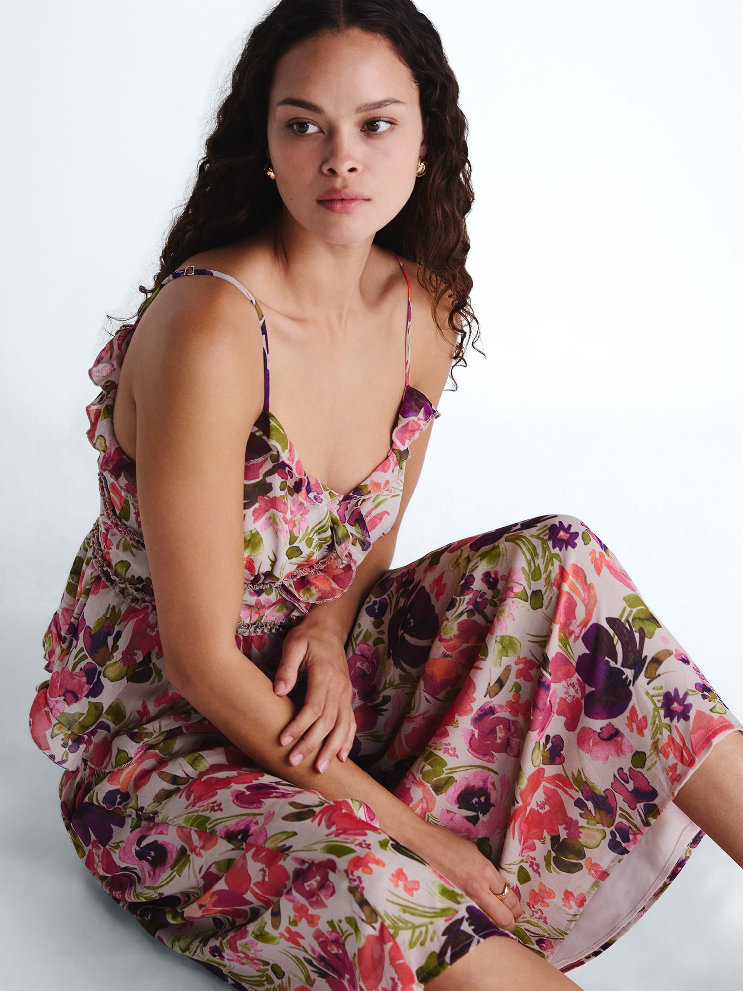 Scoop Women’s and Women’s Plus Smocked Maxi Skirt, Sizes XS-4X