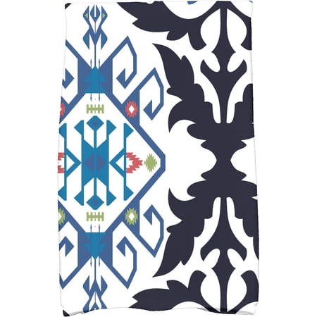 Simply Daisy 18" x 30" Bombay Medallion Geometric Print Kitchen Towel