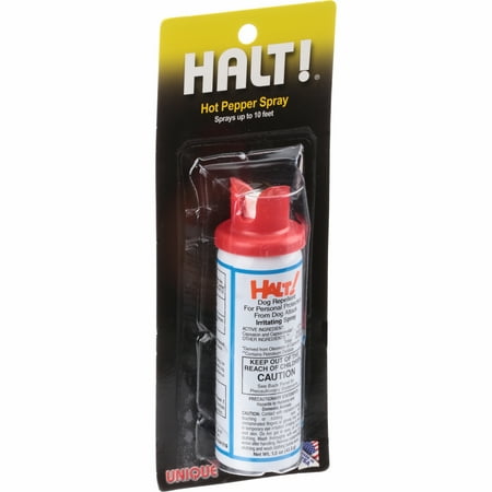 Unique Pet Repellent Halt! Dog Attack Deterrent Spray, 1.5 oz