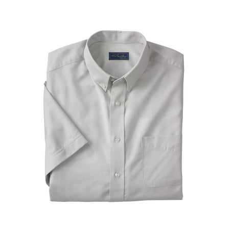 Men's Big & Tall Wrinkle-resistant Short-sleeve Oxford Shirt By Ks Signature