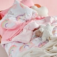 thumbnail image 5 of Sleep Zone Kids Full/Queen Bedding Comforter Set - 7 Pieces Super Cute & Soft Bedding Sets & Collections with Comforter, Sheet, Pillowcase & Sham - Fade Resistant Easy Care (Pink Unicorn), 5 of 6