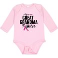 thumbnail image 3 of Inktastic Breast Cancer Awareness My Great Grandma is a Fighter Boys or Girls Long Sleeve Baby Bodysuit, 3 of 5