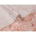 thumbnail image 5 of oneOone Velvet Pink Salmon Fabric Texture & Triangle Geometric Craft Projects Decor Fabric Printed By The Yard 58 Inch Wide, 5 of 5