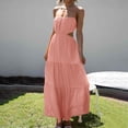 thumbnail image 1 of LOVZFMLL Robes Nouvelle Robe à Bretelles Sans Manches en Velours Côtelé Ample pour Femmes, 1 of 5