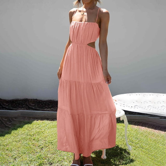 LOVZFMLL Robes Nouvelle Robe à Bretelles Sans Manches en Velours Côtelé Ample pour Femmes