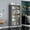 Black, variant on Royard Oaktree Metal Storage Cabinet with 2 Acrylic Glass Doors, 5-tier Kitchen Pantry Cupboard with Adjustable Shelves and Wheels, Tall Rolling Display Cabinet for Living Room Home Office, Black