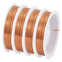 10M Copper Wire 1mm 18 Gauge Jewelry Beading Wire Copper Craft Wire Tarnish Resistant Copper Wires Rose Gold Bendable Metal Wire Wire Wrapping Beading Sculpting DIY Craft
