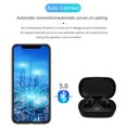thumbnail image 4 of E6 Auriculares de música estéreo biauriculares inalámbricos IPX4 Auriculares BT impermeables con pan Abanopi Auriculares, 4 of 7