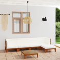 thumbnail image 1 of vidaXL 6 Piece Garden Lounge Set with Cushions Solid Acacia Wood, 1 of 5