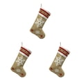 thumbnail image 3 of Bearachild Calcetín de Navidad lindo colgante árbol de Navidad pared regalos bolsa tarjeta calcetín casa Club café decoración colgantes copo Type1 NO1, 3 of 6