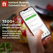 Instant Pot Duo Crisp 11-in-1 Air Fryer and Electric Pressure Cooker Combo with Multicooker Lids that Air Fries, Steams, Slow Cooks, Sautés, Dehydrates and More, Free App With 1900 Recipes, 8 Quart