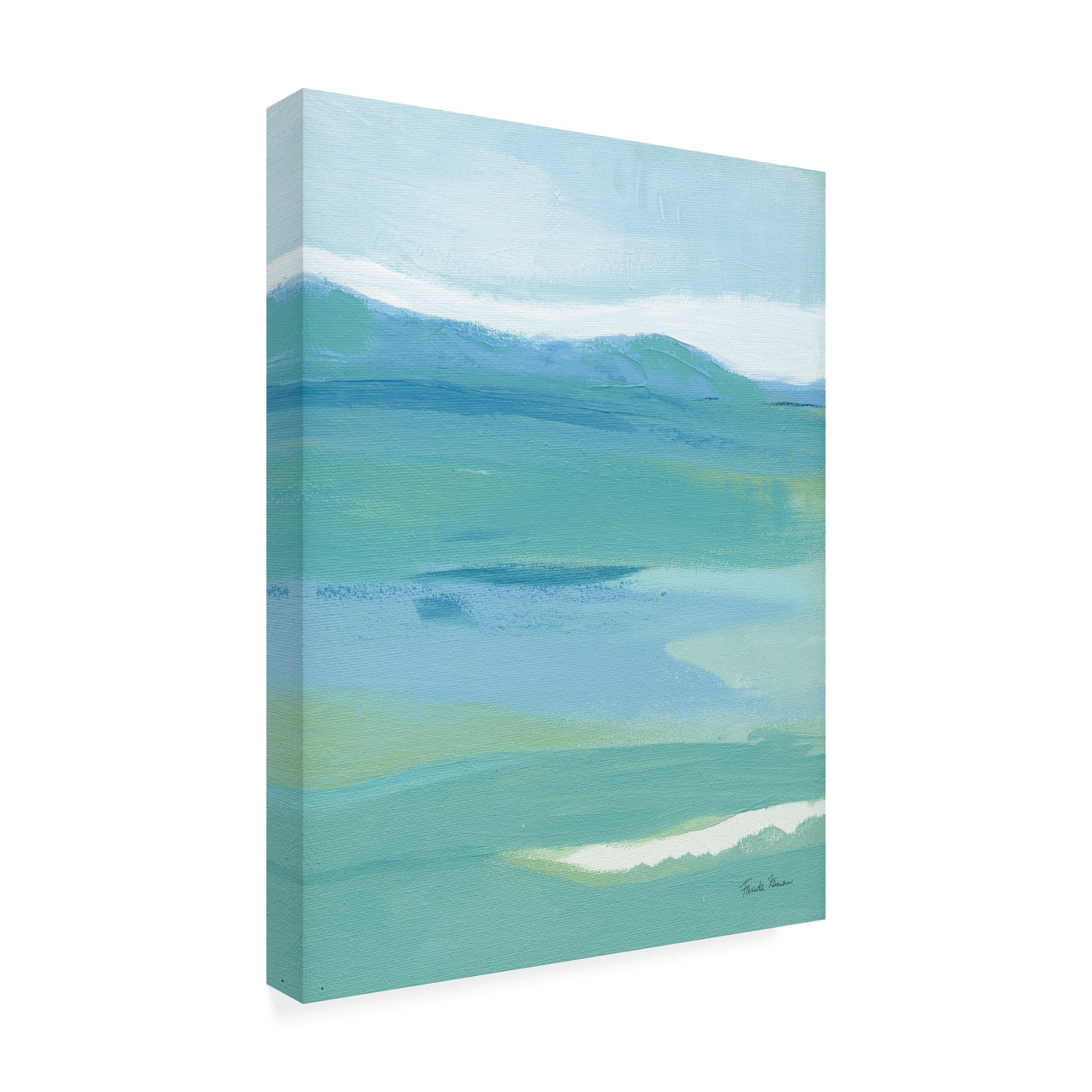 Trademark Fine Art 'Coastal Bliss II' Canvas Art by Farida Zaman
