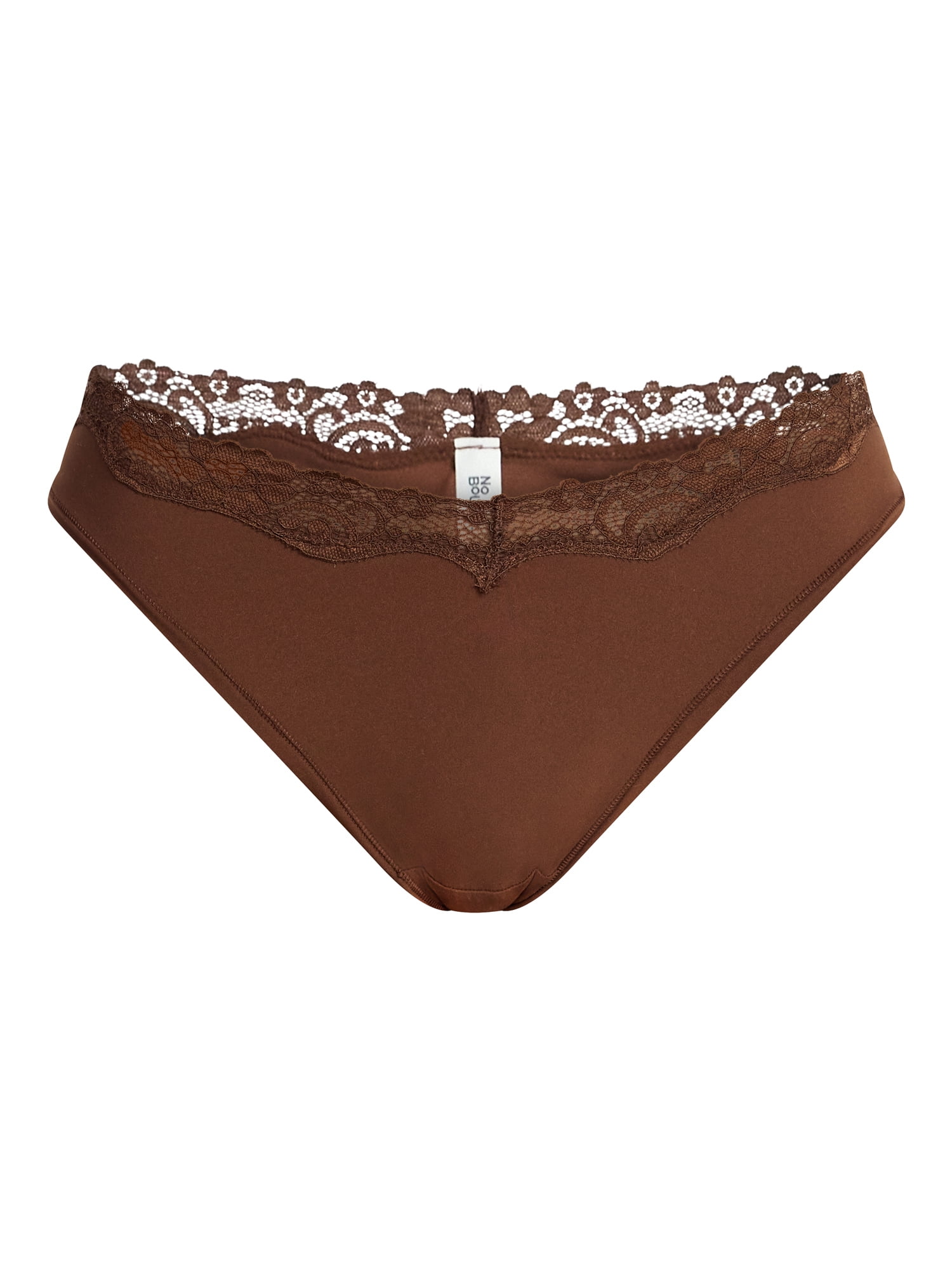 No Boundaries Fit Stretch Lace Thong Panties, 3-Pack, Women's XS-XXXL