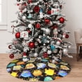 thumbnail image 5 of Yiaed Cartoon Bird Owl Print Christmas Tree Skirt , Tree SkirtsTree Mat for Christmas Winter Holiday Indoor Decorations-36", 5 of 7