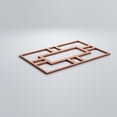 thumbnail image 4 of Ekena Millwork 7 1/2"W x 11 3/8"H x 1/4"T Small Hastings Decorative Fretwork Wood Wall Panels, Cherry, 4 of 18