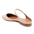thumbnail image 4 of FSJ Women Comfortable Pointy Close Toe Flat Low heel Sandals Ankle Buckle Strap Slip On Slides Ladies Casual Mules Shoes Size 8 Pink, 4 of 4