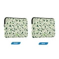 thumbnail image 7 of FORMRS 13"-13.3" Laptop Sleeve Protective Case Soft Carrying Quilted Computer Bag Cover, Green Triangles Pattern, 7 of 7